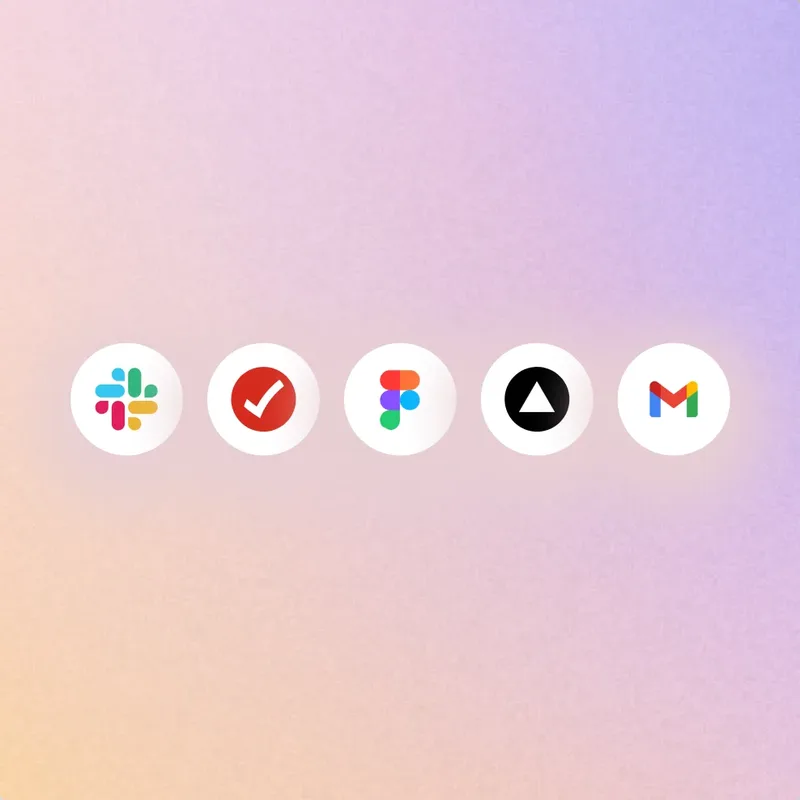 Biểu tượng các tiện ích kết nối với ChatGPT: Slack, Todoist, Figma, Vercel, Gmail